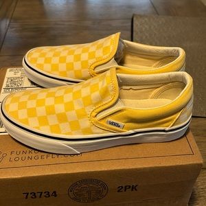 Vans classic Slip-on Checkerboard Shoe Women’s Size 7.0